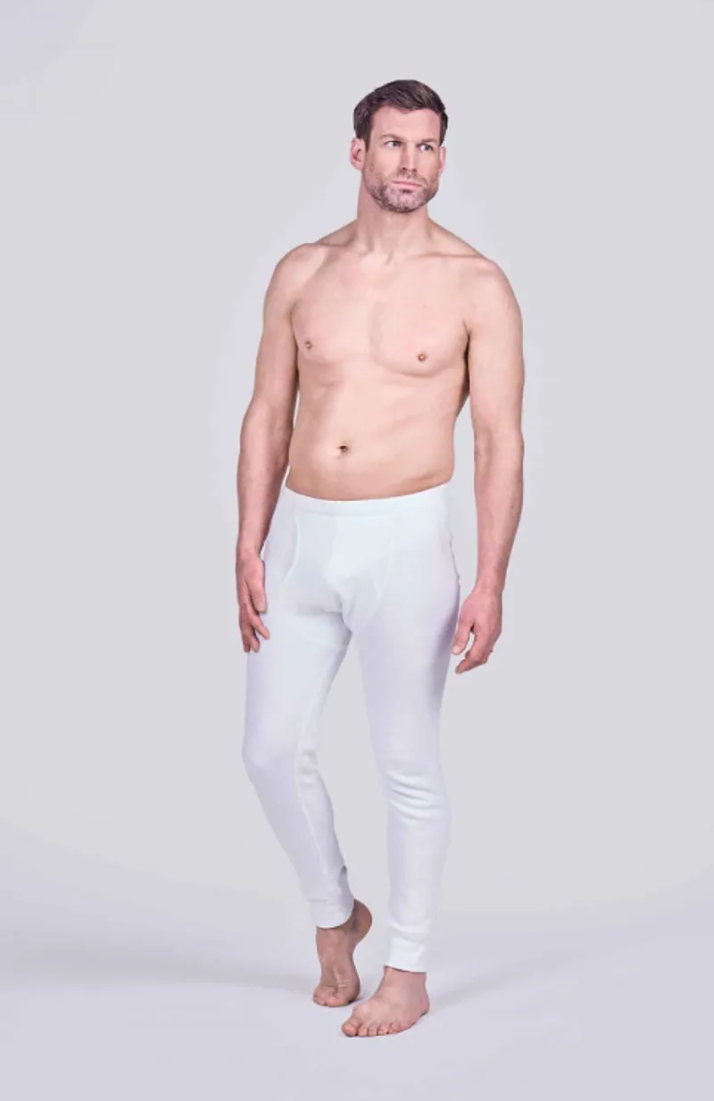 HJ Hall Thermal Long Johns White HJ2301